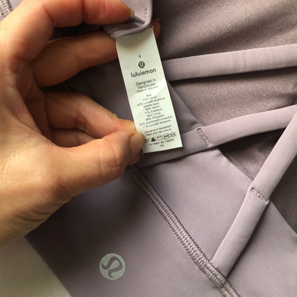 NWT Lululemon Energy Bra High Neck Long Line Tough - Picture 9 of 9